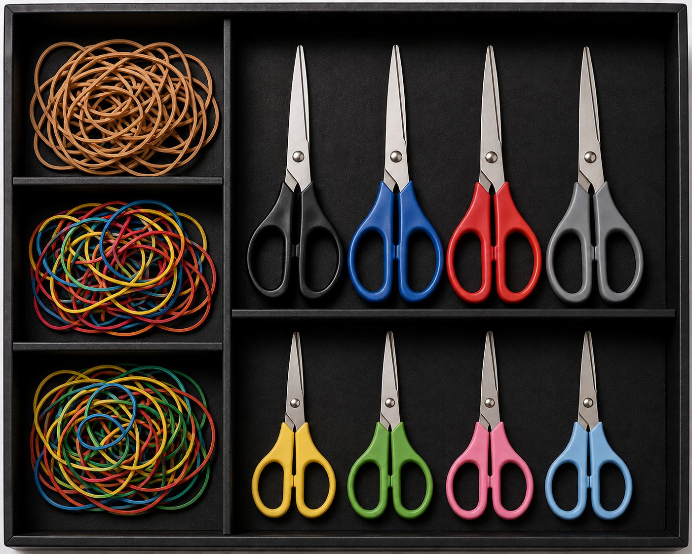 Rubber Bands & Scissors